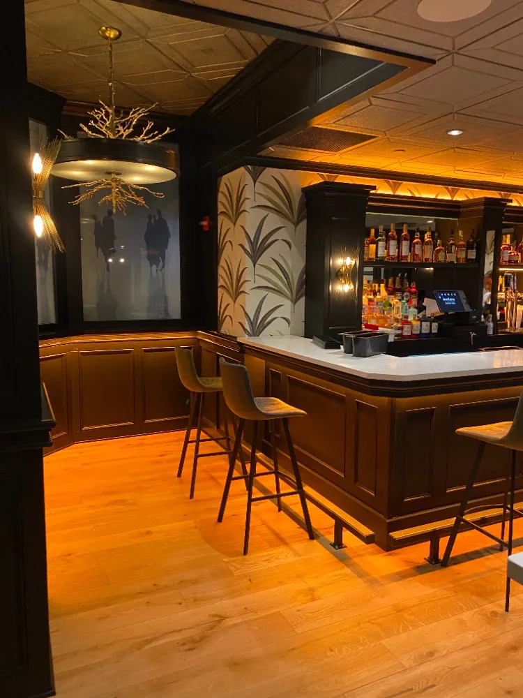 The private dining room off the Side Bar