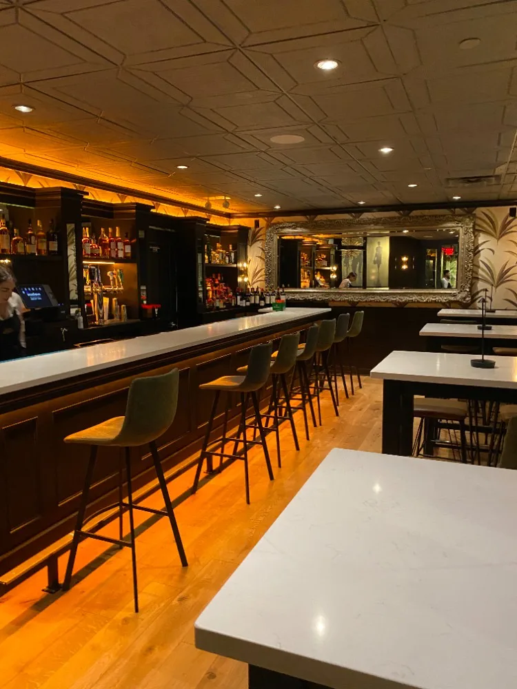 The Side Bar counter and stools